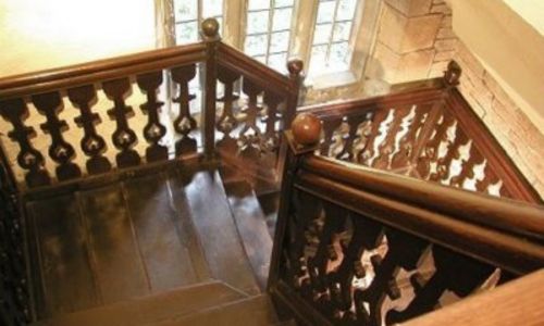 The grand staircase, seen from the top